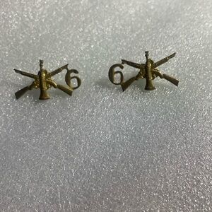 Rifle Gold Tone Pins Lot of 2
